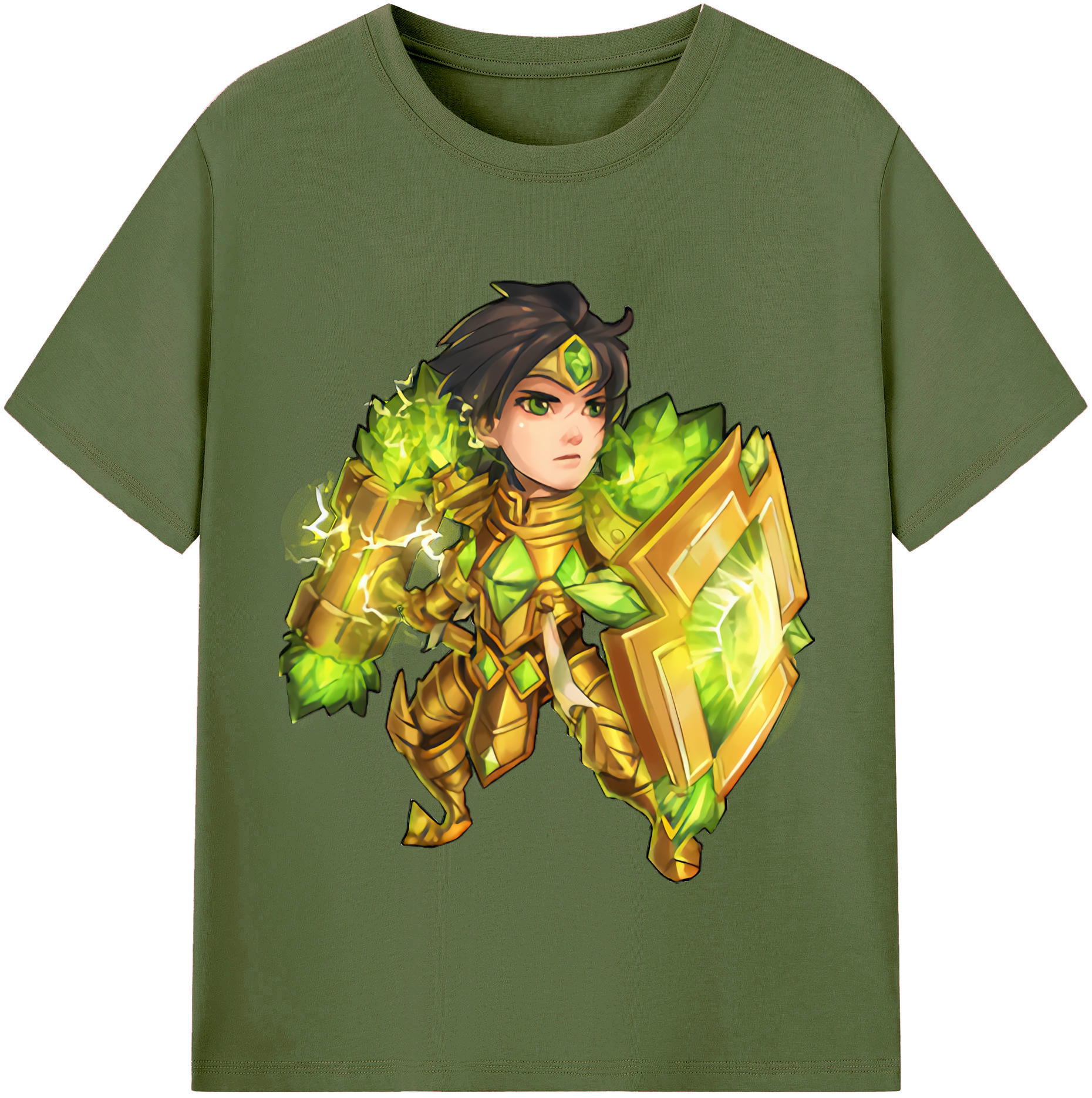 リーグ・オブ・レジェンド League of Legends LOL 綿100％半袖Tシャツ（フロントプリント）